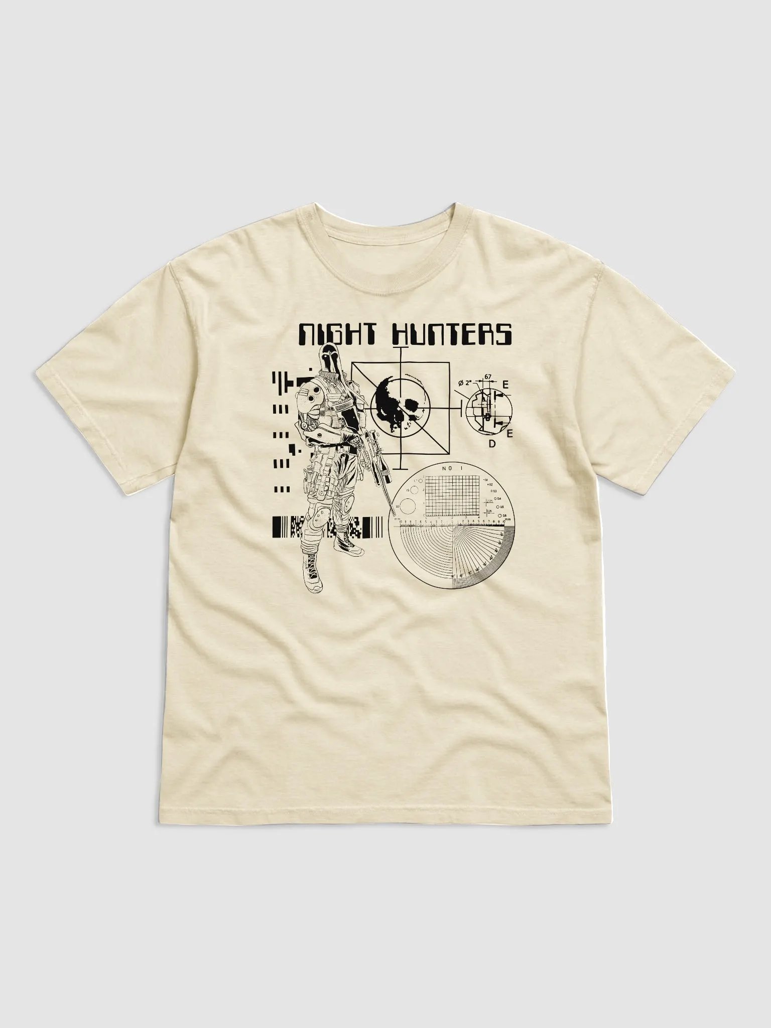 Night Hunters vintage playera product image (1)