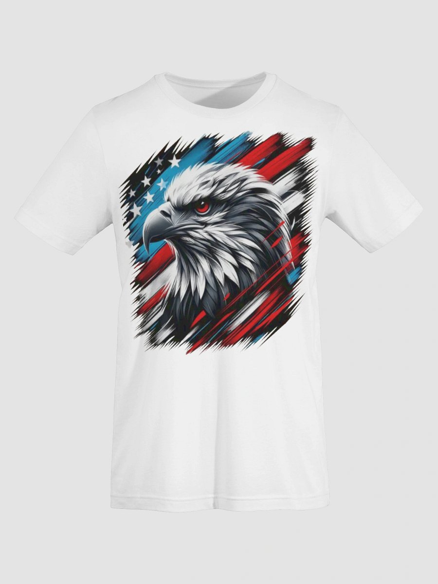 American Eagle 250 Years Independence Tee | USA Semiquincentennial 2026 | Patriotic Flag Brush Stroke | T-Shirt product image (38)