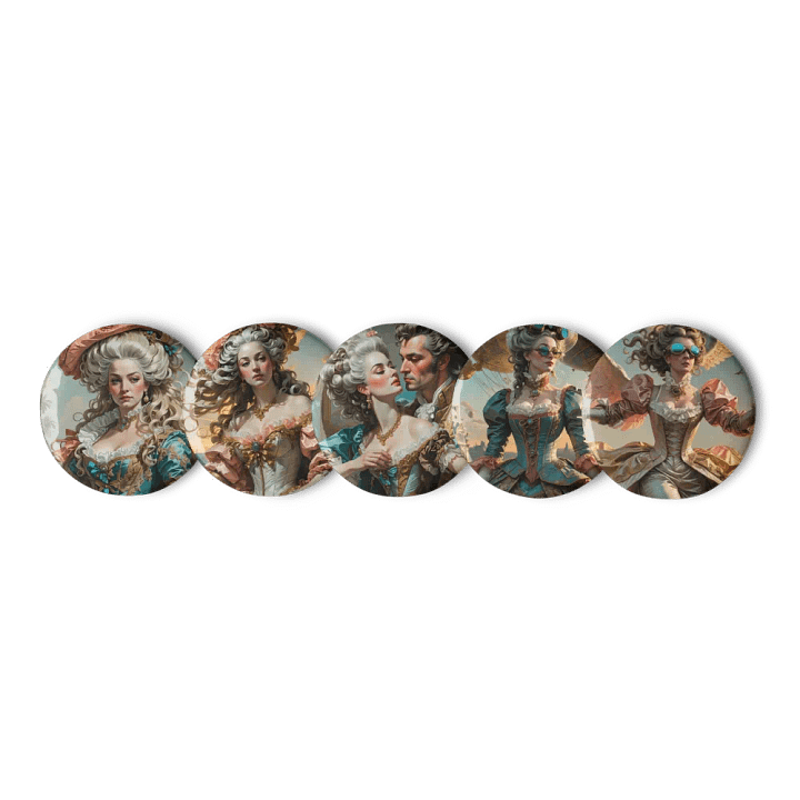 Rococo Reverie Pin Button Set product image (3)