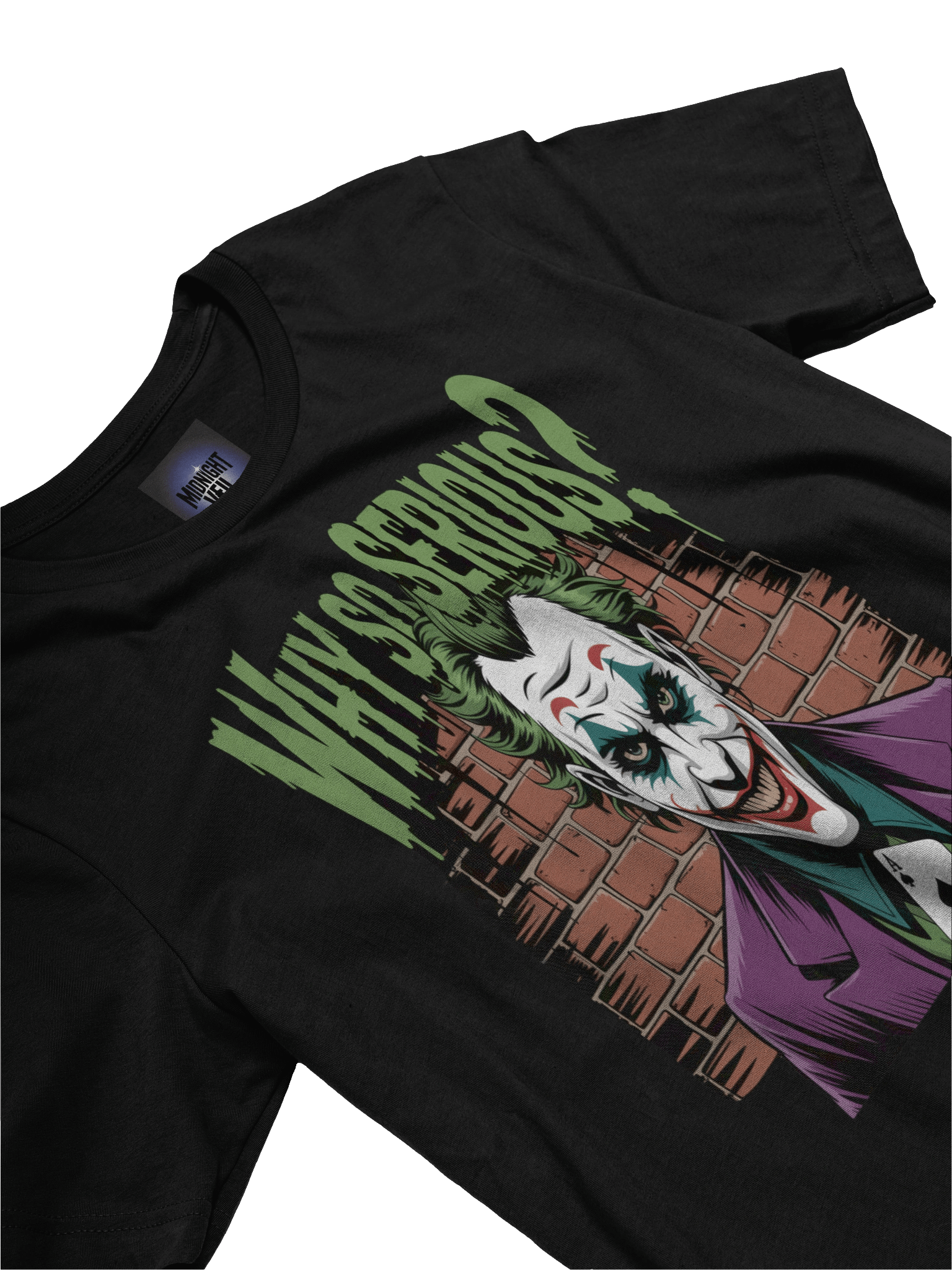 Joker 'Why So Serious?' Graffiti Wall Supersoft T-Shirt product image (5)