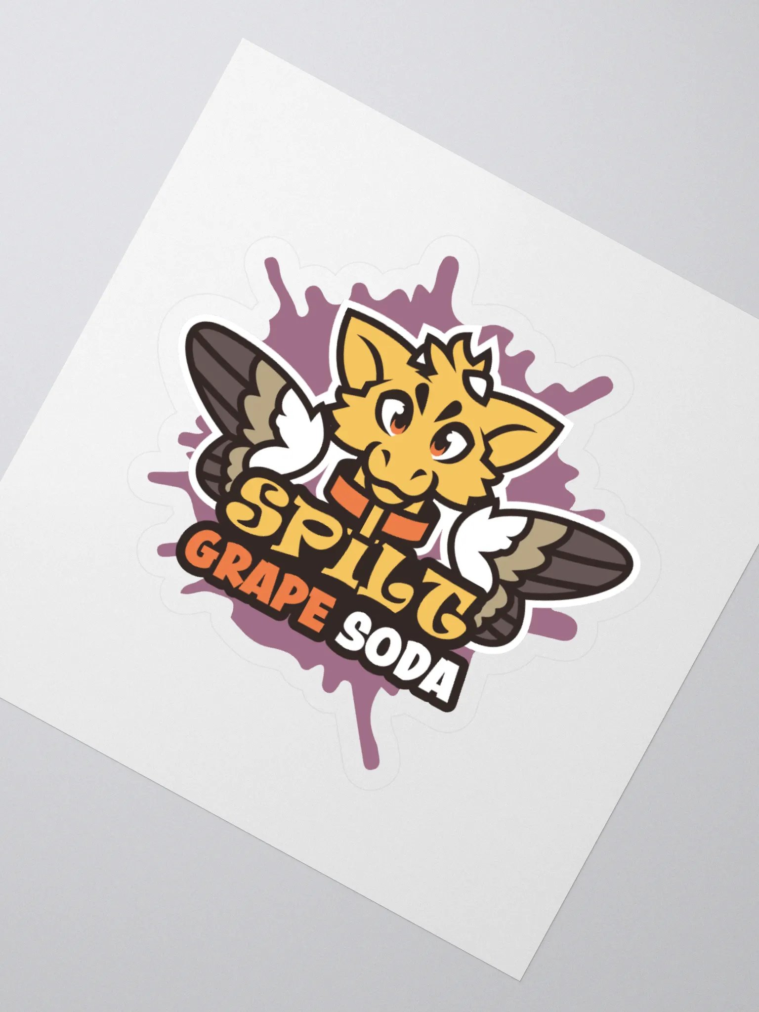 SpiltGrapeSoda Logo Sticker product image (2)