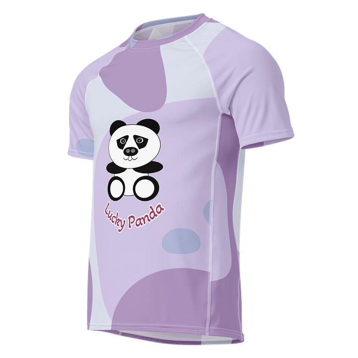 Lucky Panda All-Over Print Men's Rash Guard product image (1)