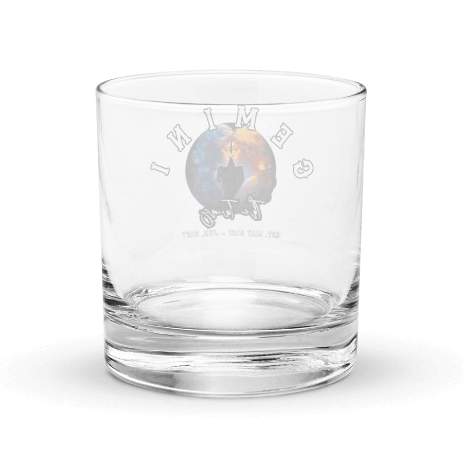 Gemini - Zodiac Rocks Glass product image (4)