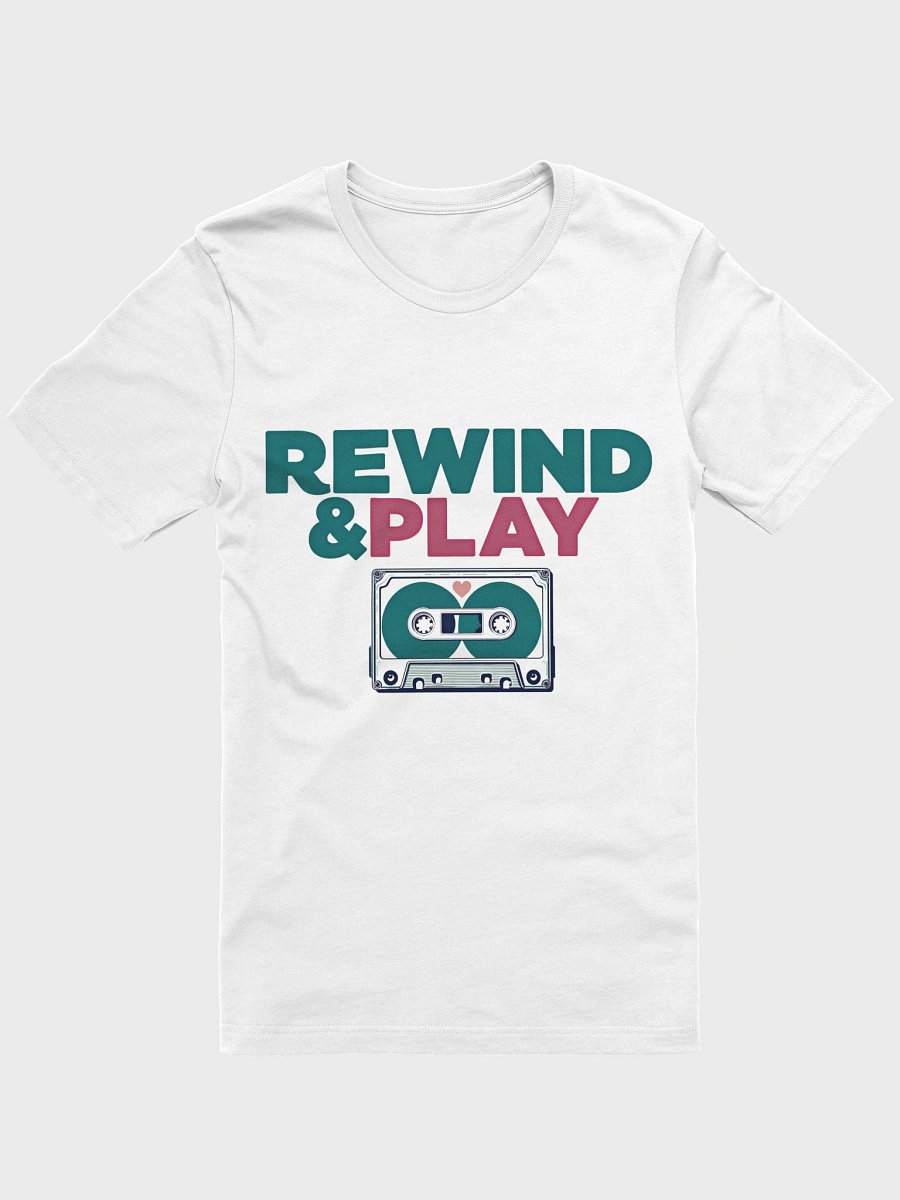 Rewind & Play Cassette Tape T-Shirt product image (2)