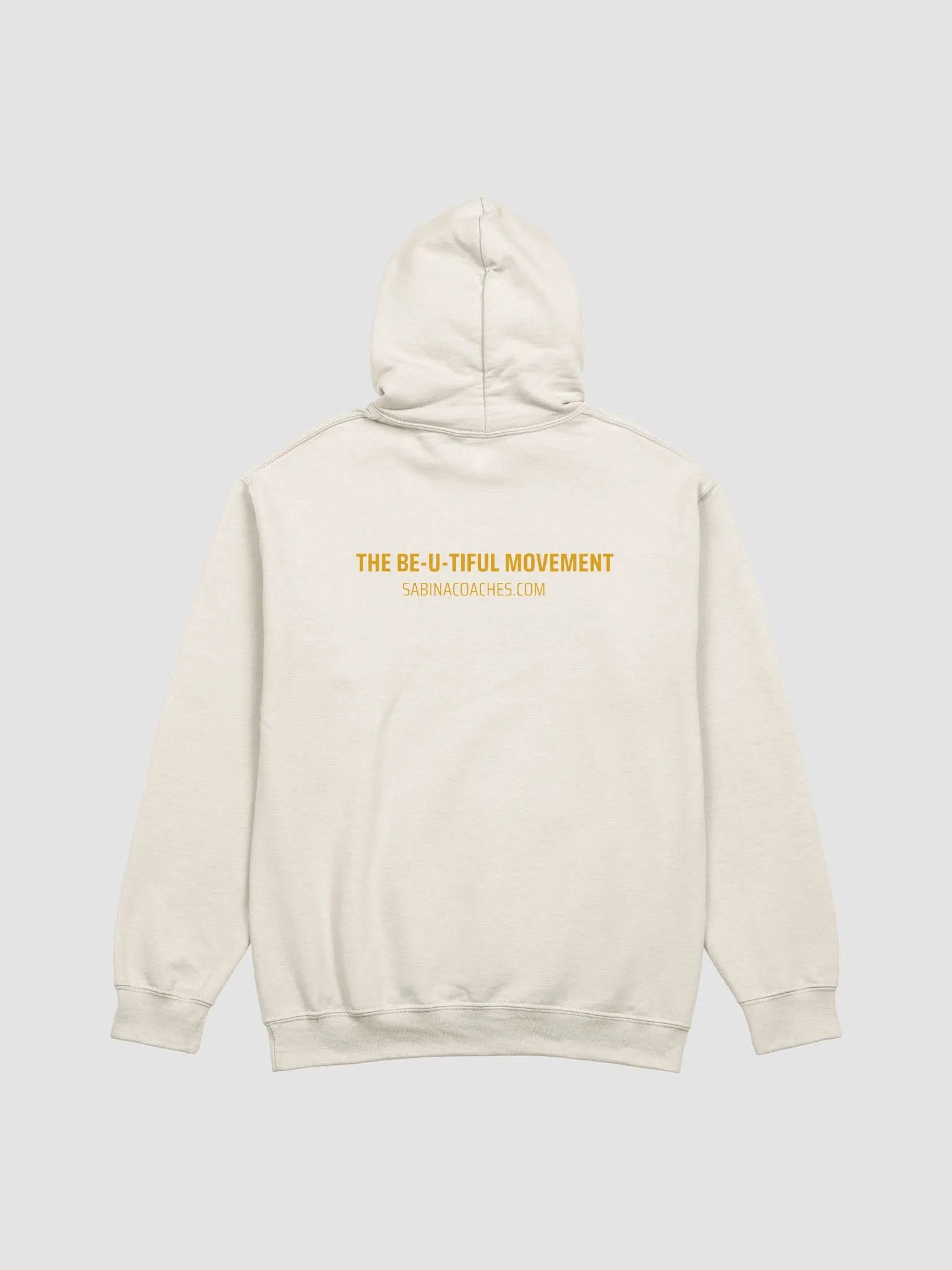 Gildan Classic Push Yourself Hoodie Beige_SC product image (3)