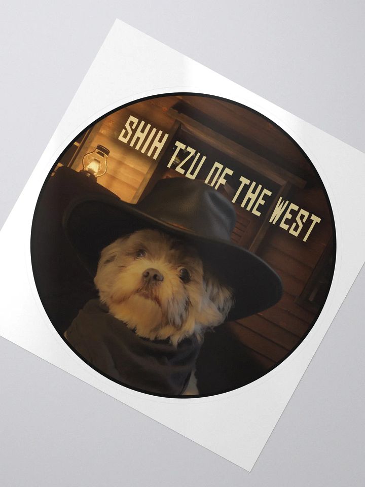 Shih Tzu of the West Gizmo Night Sticker product image (2)