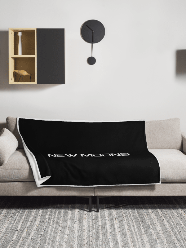 New Moons Fuzzy Throw Blanket product image (1)