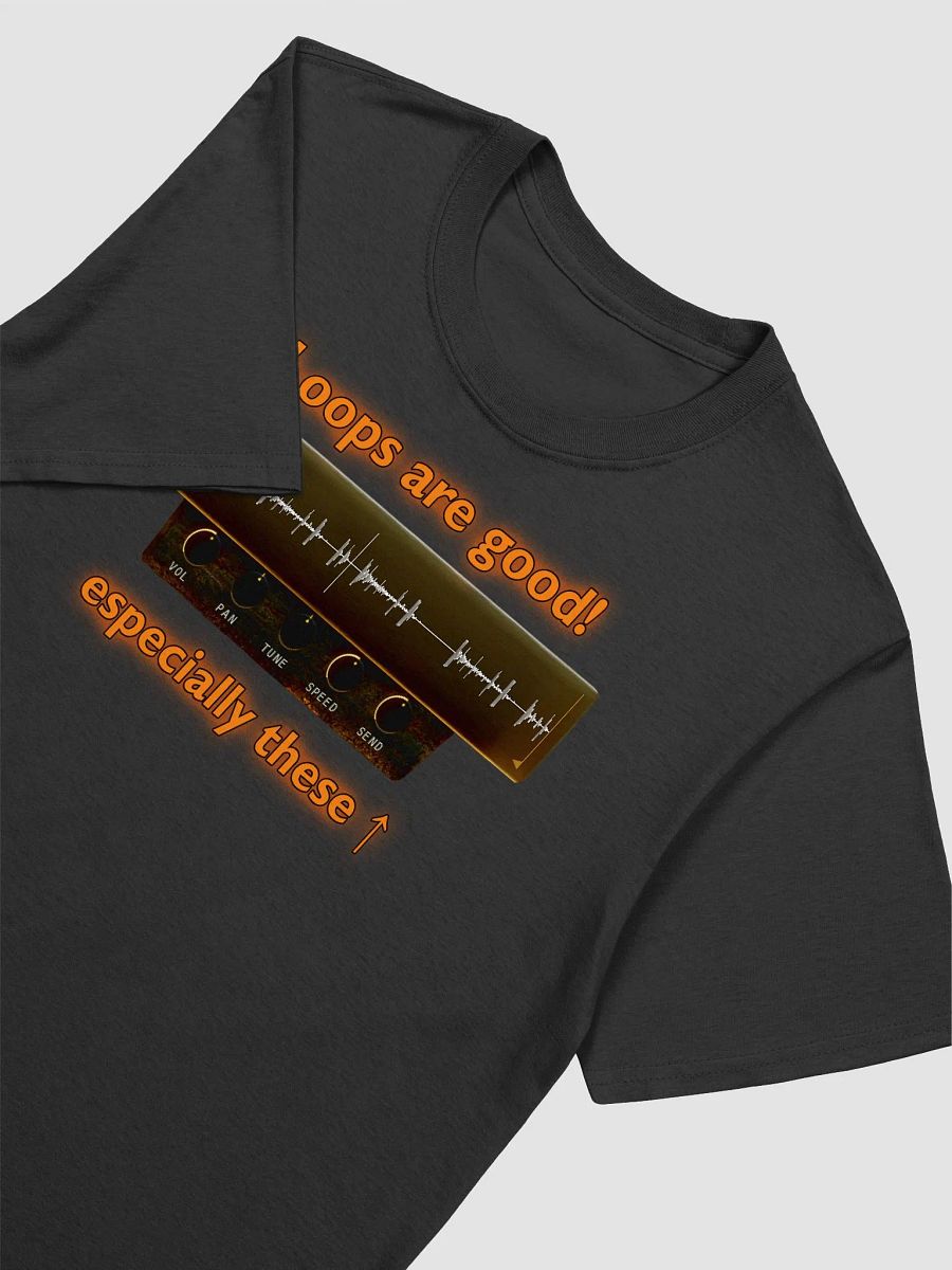 T-Shirt: Loops are good! (Frontprint, black) product image (3)