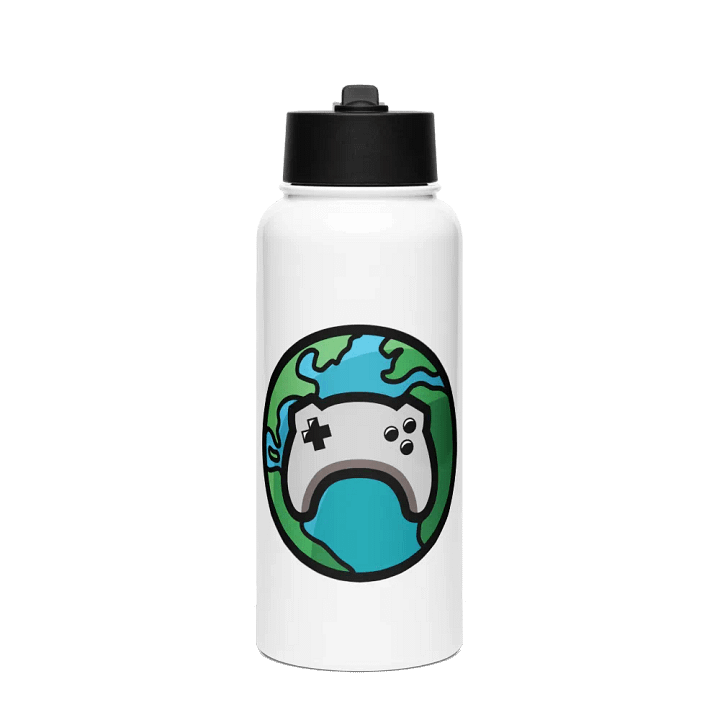 One Of Us Stainless Steel Water Bottle w/ Straw Lid product image (1)