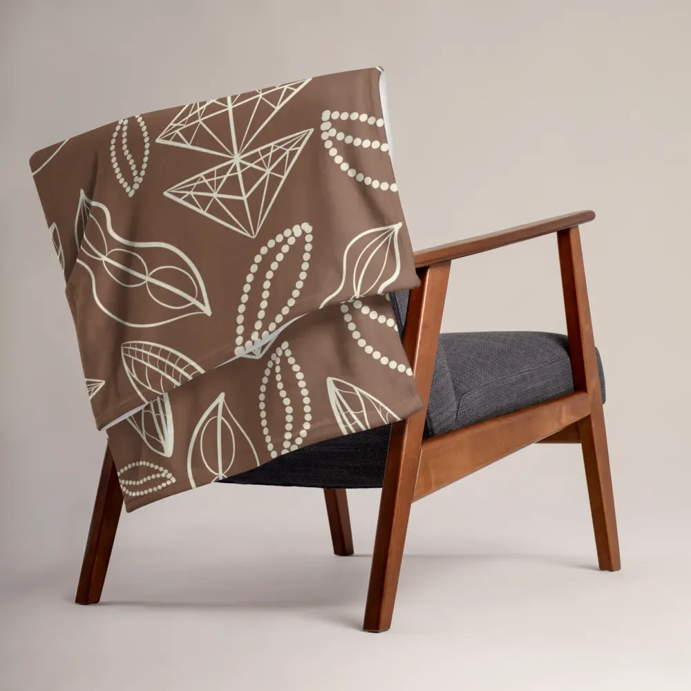 El Yunque Brew Bliss: Abstract Coffee Bean Earthy Pattern product image (15)