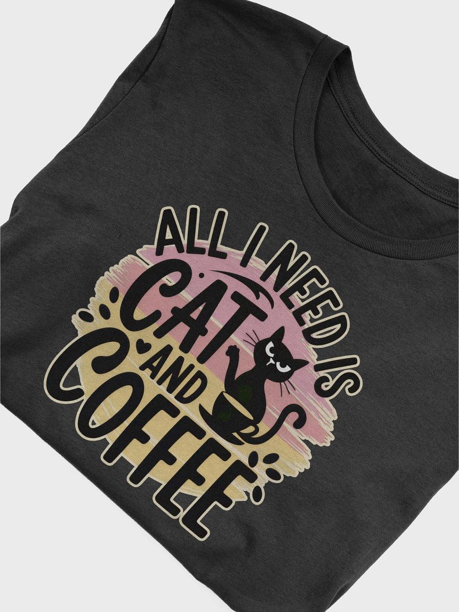 Cat & Coffee Vibes T-shirt product image (15)