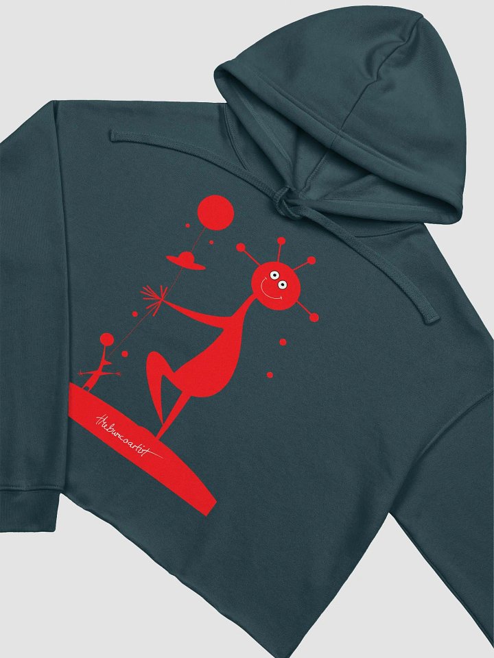 Bella+Canvas Fleece Crop Hoodie product image (1)