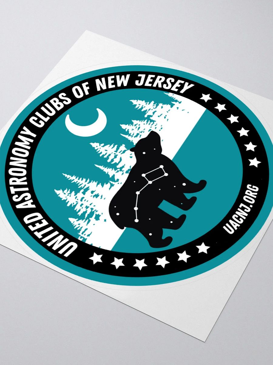 Round Sticker - Bear and Moon product image (8)