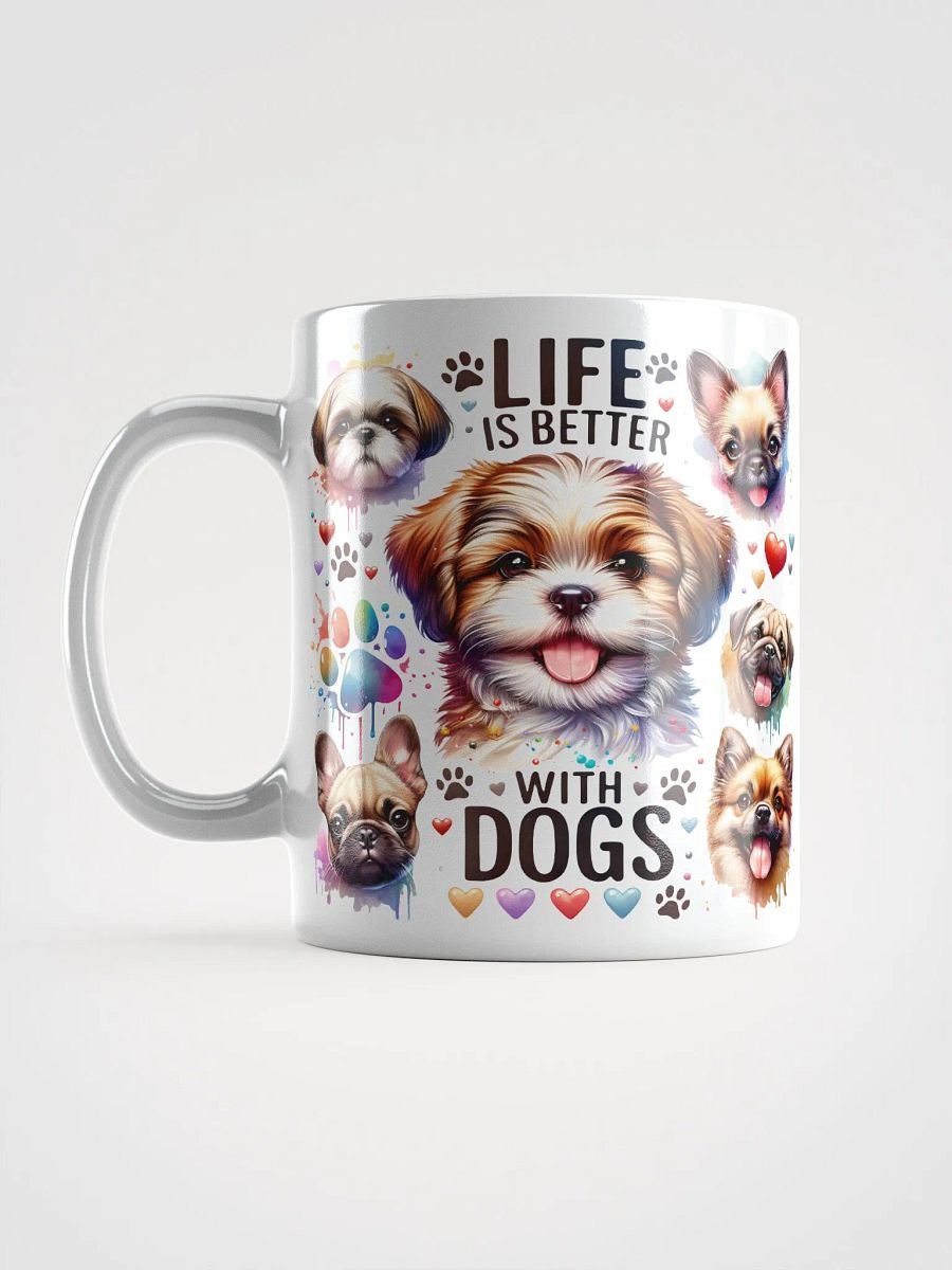 Life Is Better With Dogs Pawsitively Vibrant Mug product image (10)