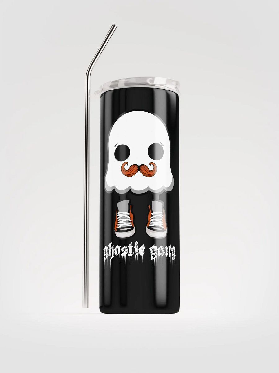 mustache gg logo tumbler product image (1)