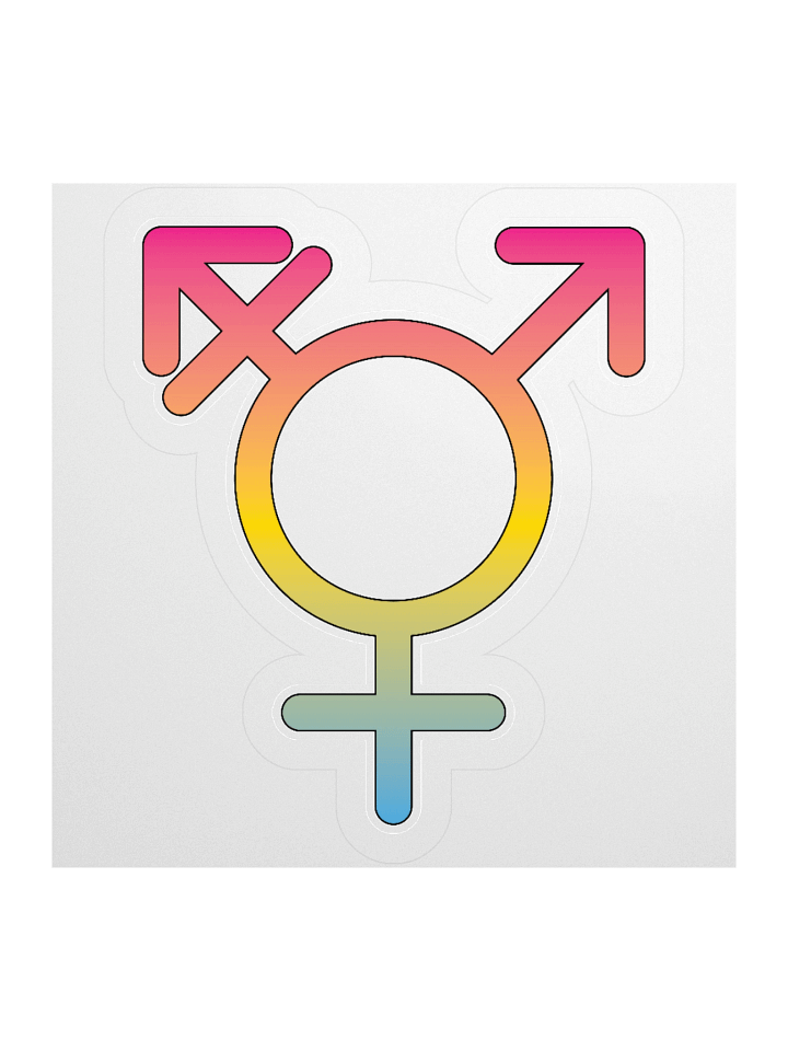 Pansexual Transgender Symbol Sticker product image (2)