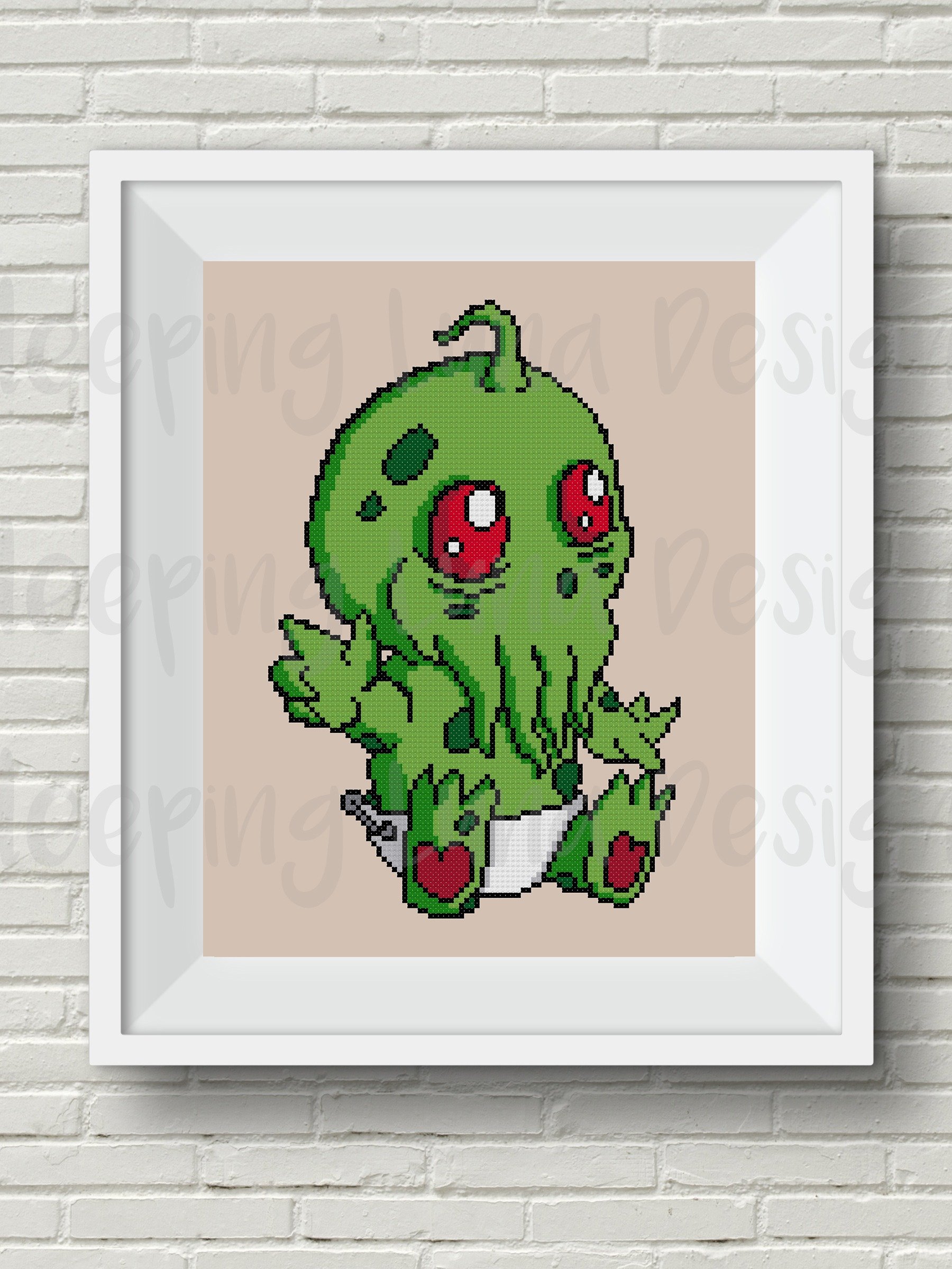 Baby Cthulhu - Cross Stitch Pattern product image (3)