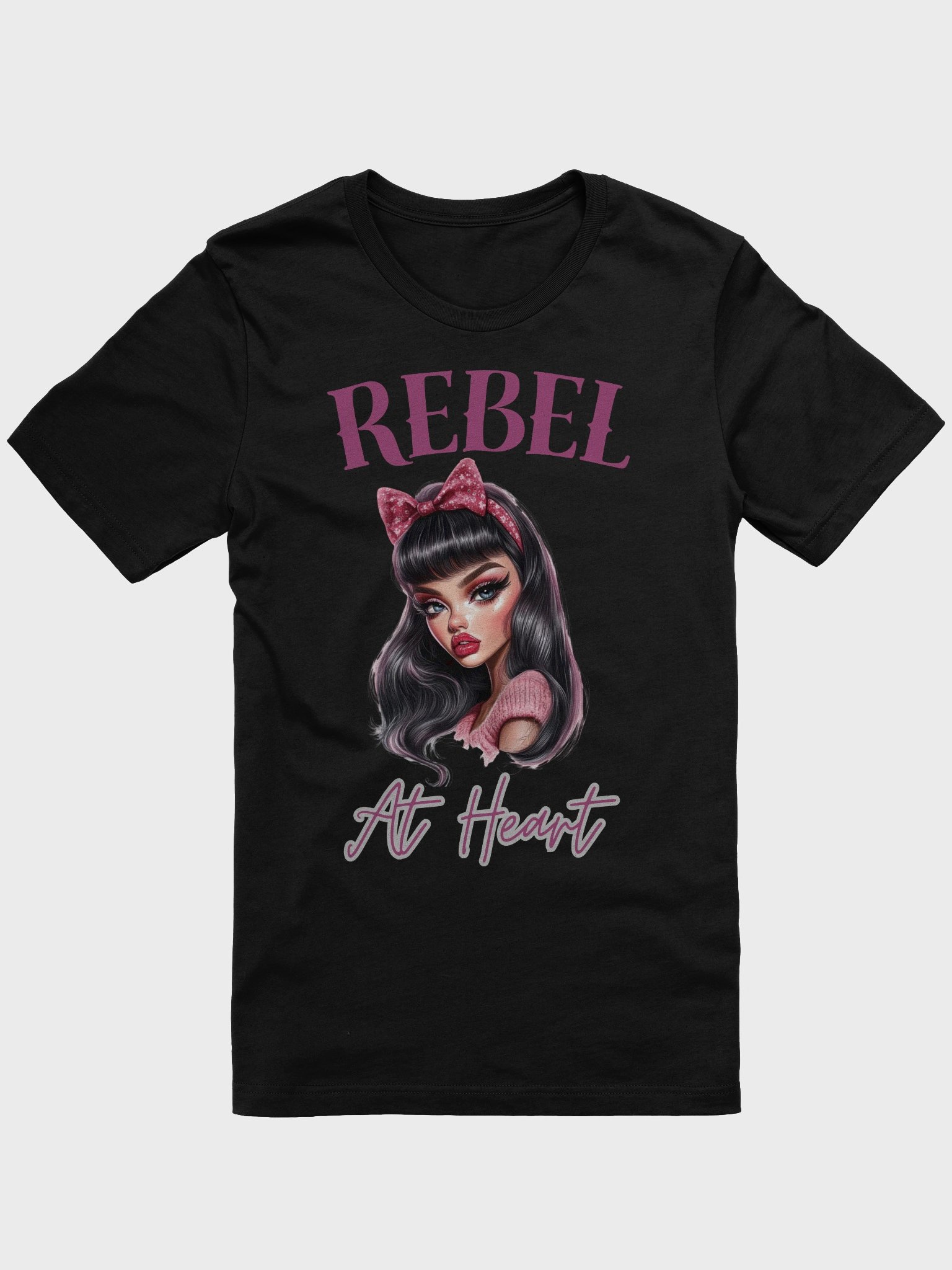 Rebel at Heart Illustrated T-Shirt product image (1)