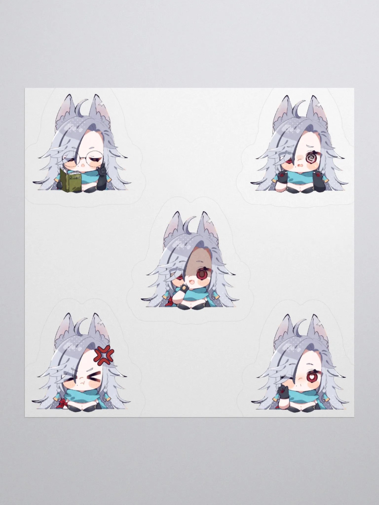 Emotive Paws Kiss Cut Stickers product image (1)