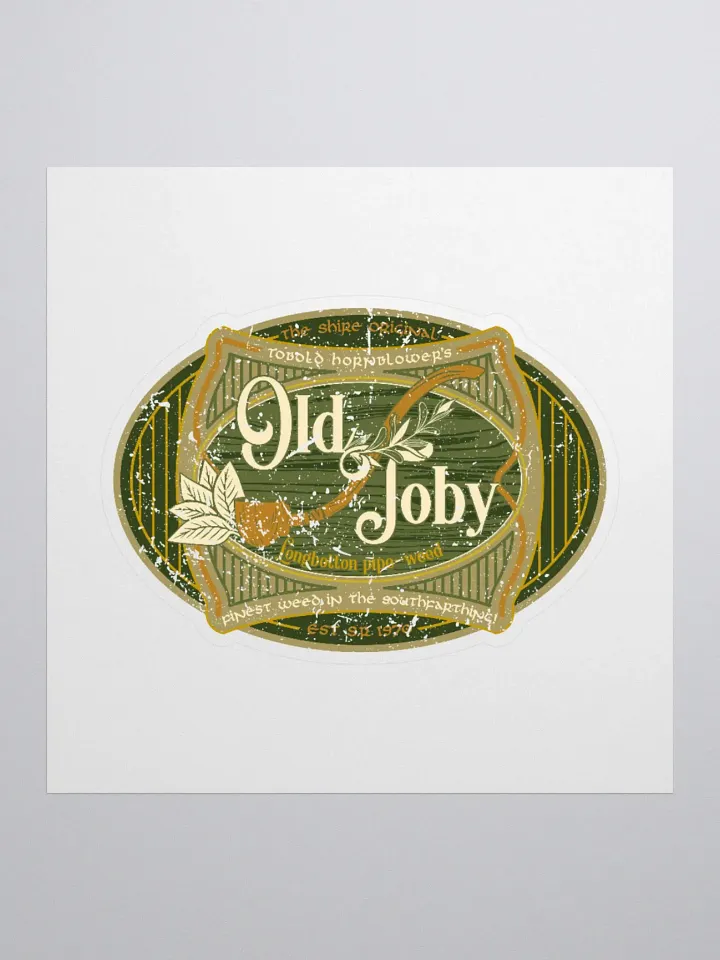Old Toby Pipeweed Sticker | Lord of the Rings Shire Design product image (2)