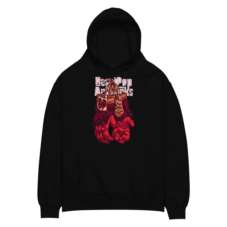 Clawed Crimson Gloves Oversized Hoodie product image (2)