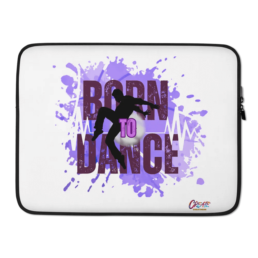 Born to Dance Inspired His Silhouette Laptop Sleeve product image (1)