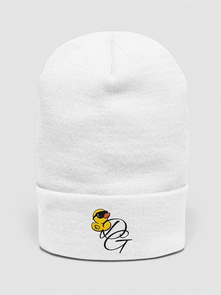 DG Plane Beanie Black Lettering product image (1)
