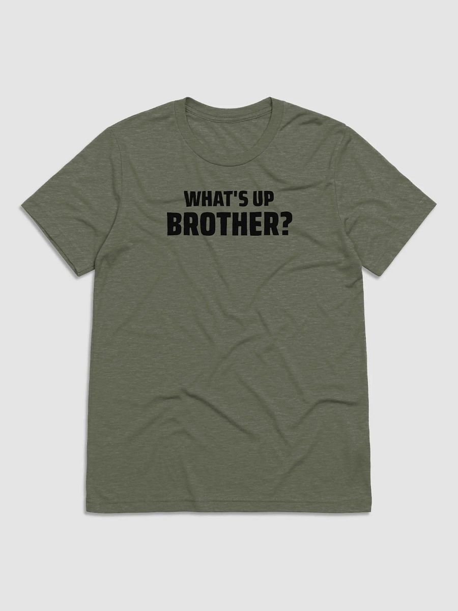 WHAT'S UP BROTHER? Slim Triblend Tee product image (1)