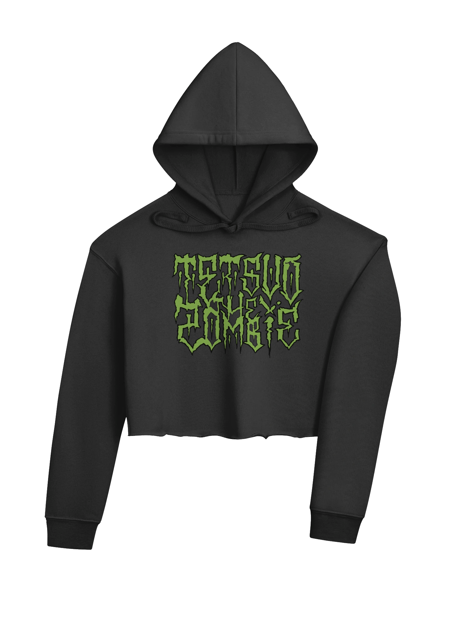 Inked Up IVAxTETSUO Bella Canvas Fleece Crop Hoodie product image (4)