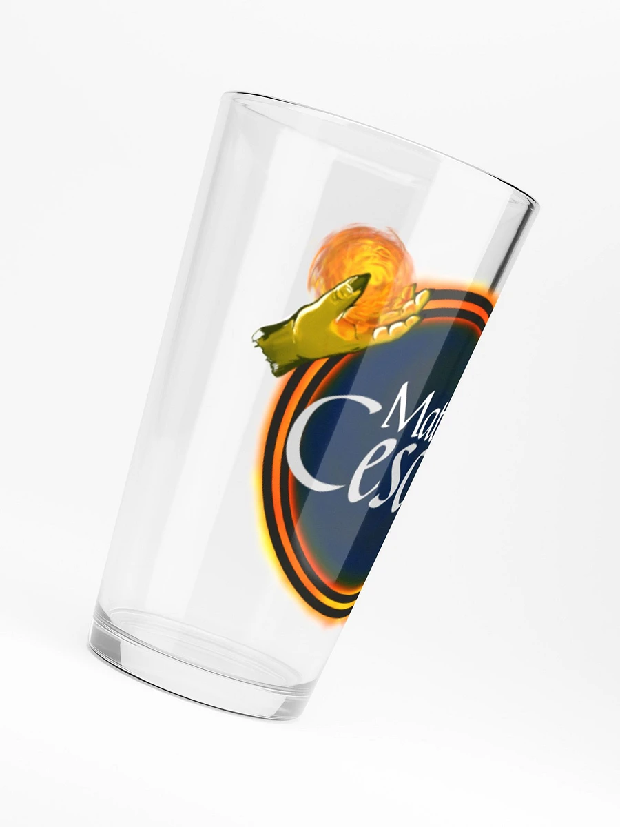 Matthew Cesca Author Logo Shaker Pint Glass product image (6)