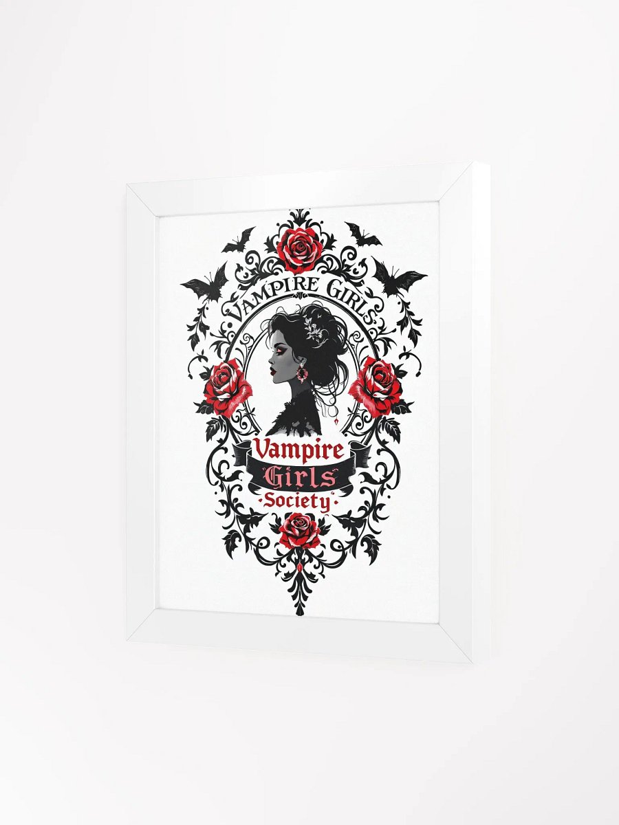 Vampire Girls Society Crest Framed Print product image (19)