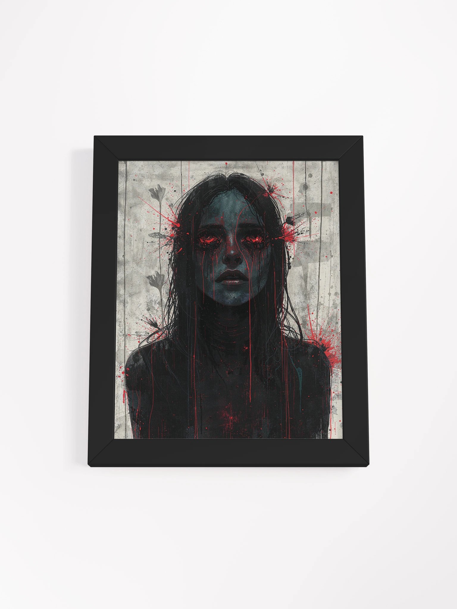 Blood Petals Framed Print product image (3)