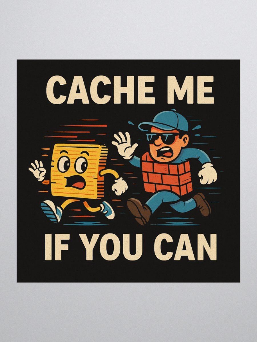 CACHE ME IF YOU CAN - Sticker product image (1)
