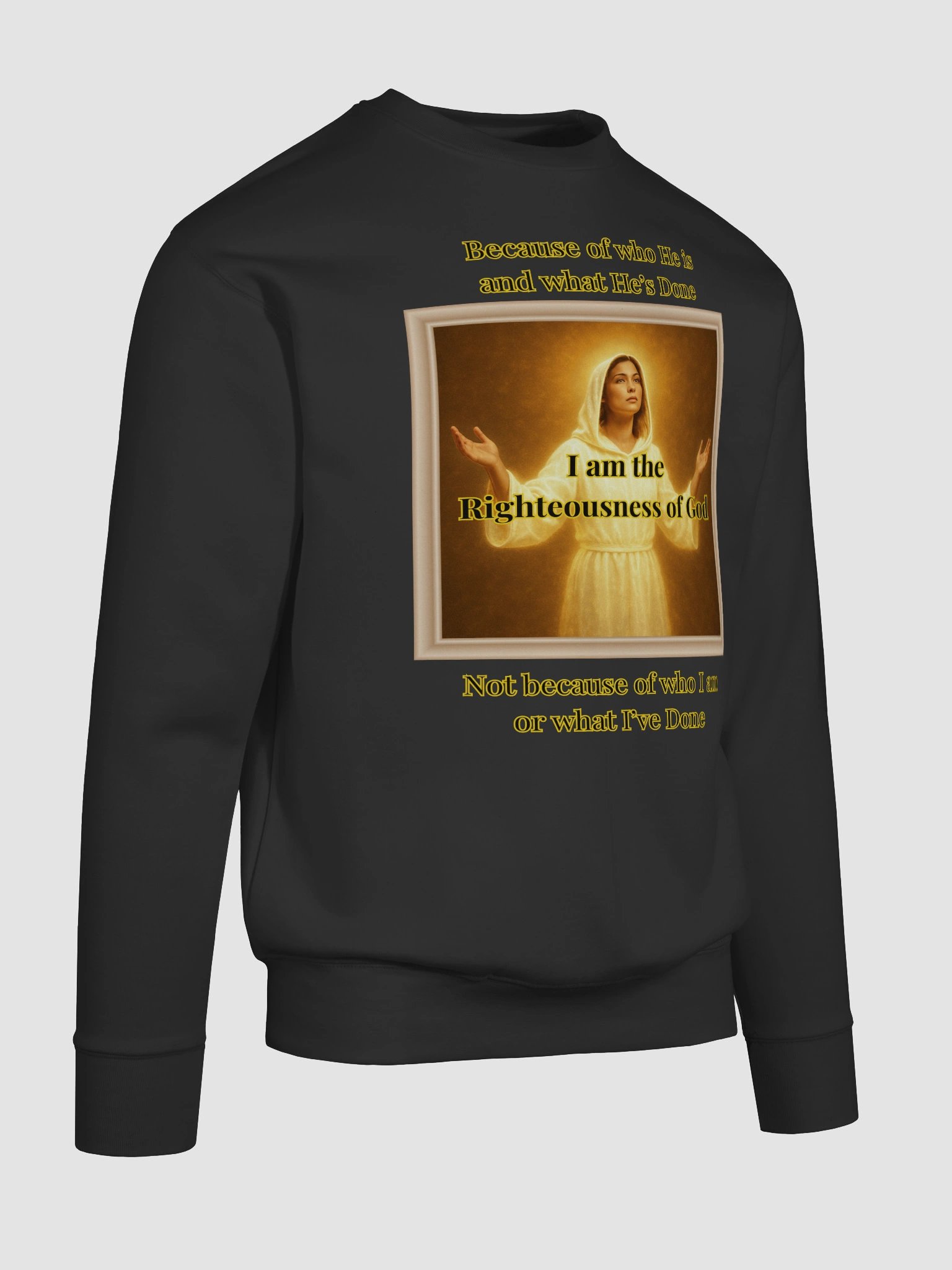 I am the Righteousness of God (Female) Cotton Heritage Premium Sweatshirt product image (24)