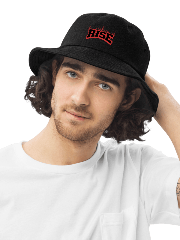 Flame Rise Denim Bucket Hat product image (16)