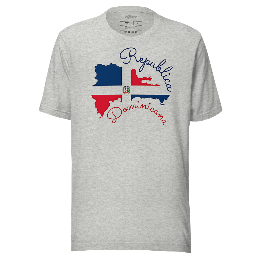 Dominican Republic Flag Map T-Shirt product image (3)