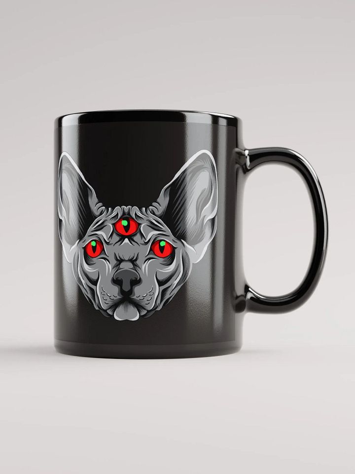 Three-Eyed Sphinx Cat Mug 11 oz product image (1)
