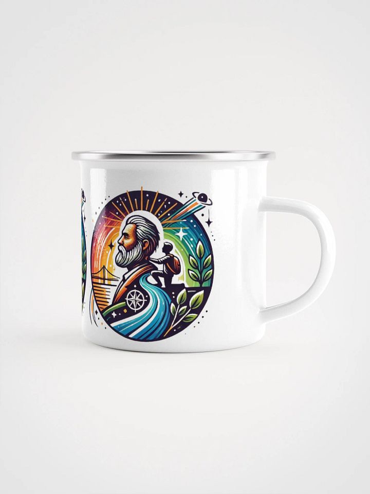 Wanderlust Vibes Enamel Mug product image (1)