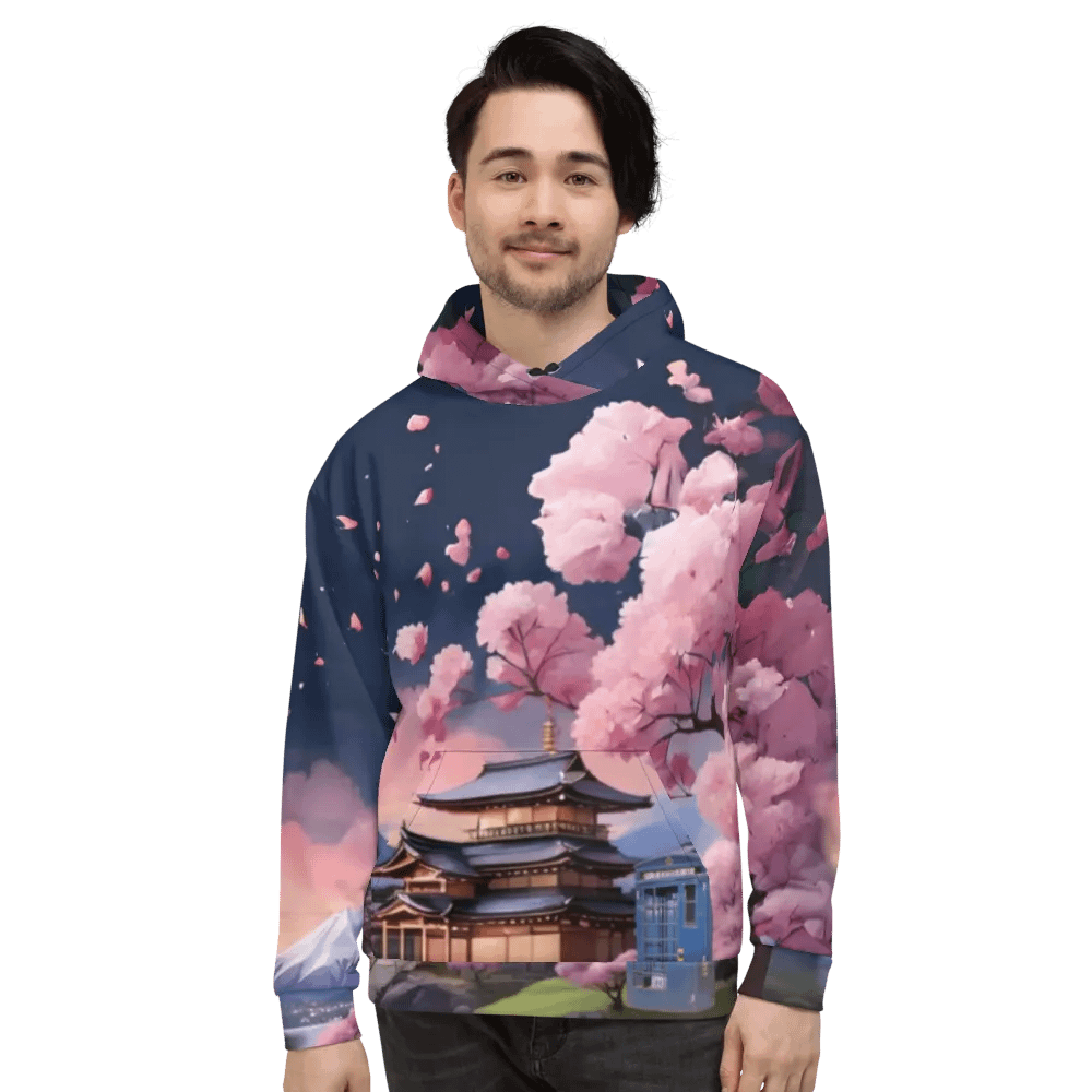 Dr Who Tardis in Japan All Over Print Hoodie product image (9)