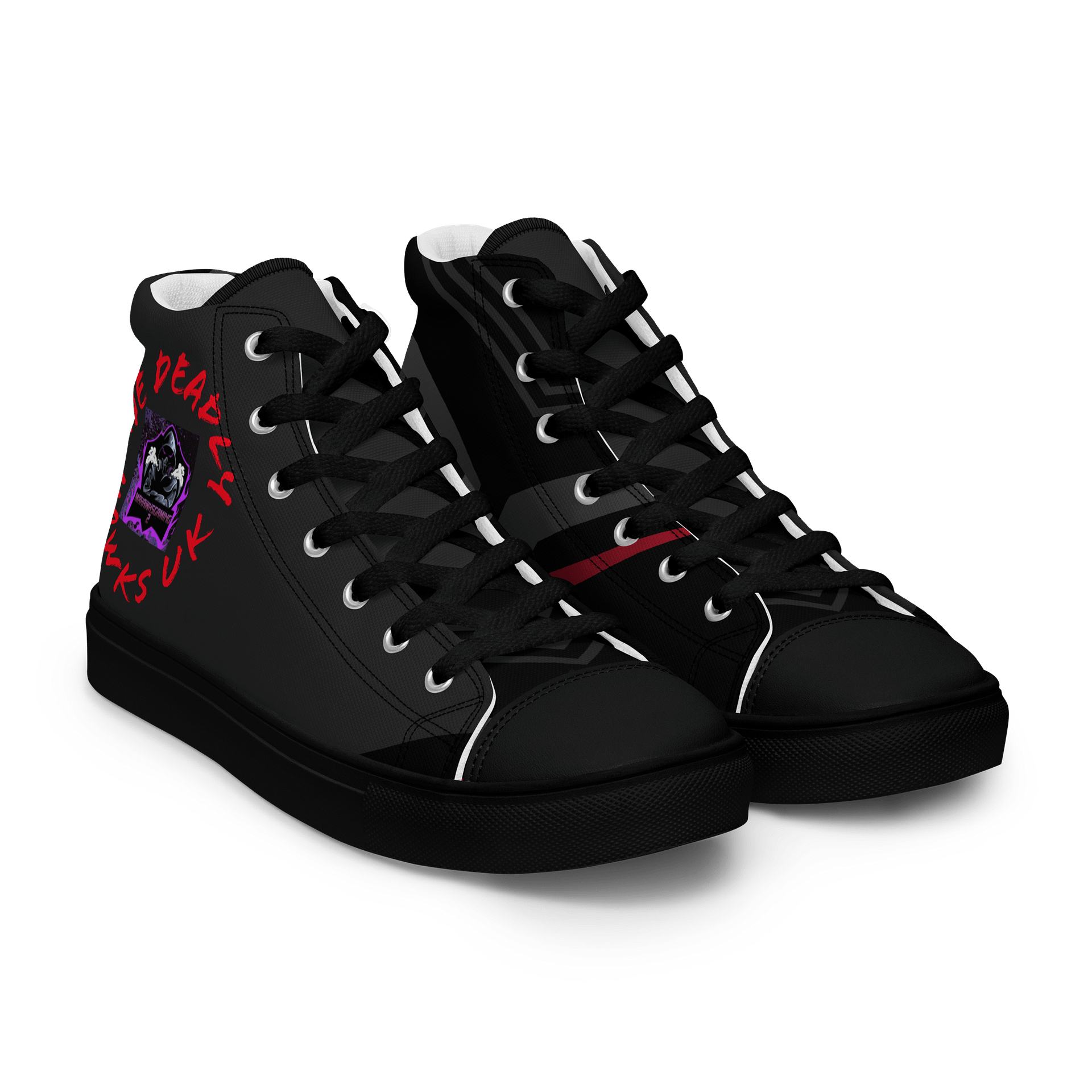 Women's Retro Geometric High Tops: MRHAWKSGAMING2 Edition product image (8)
