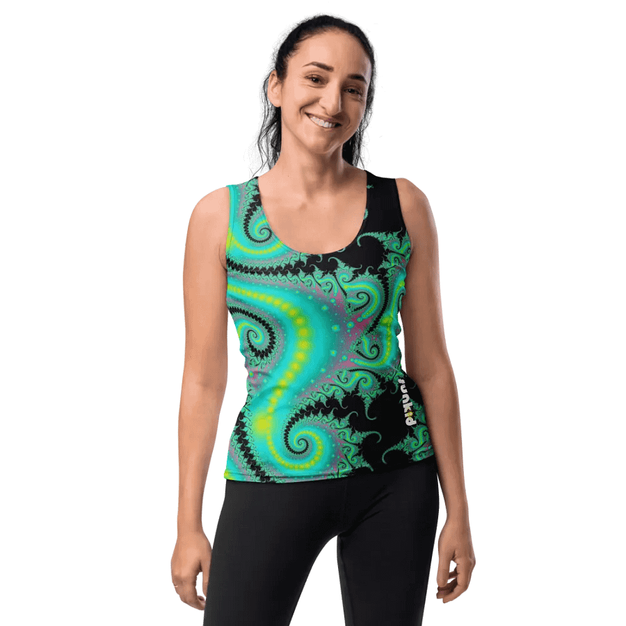 Fractal women's tank top - Candyfloss Confection product image (7)