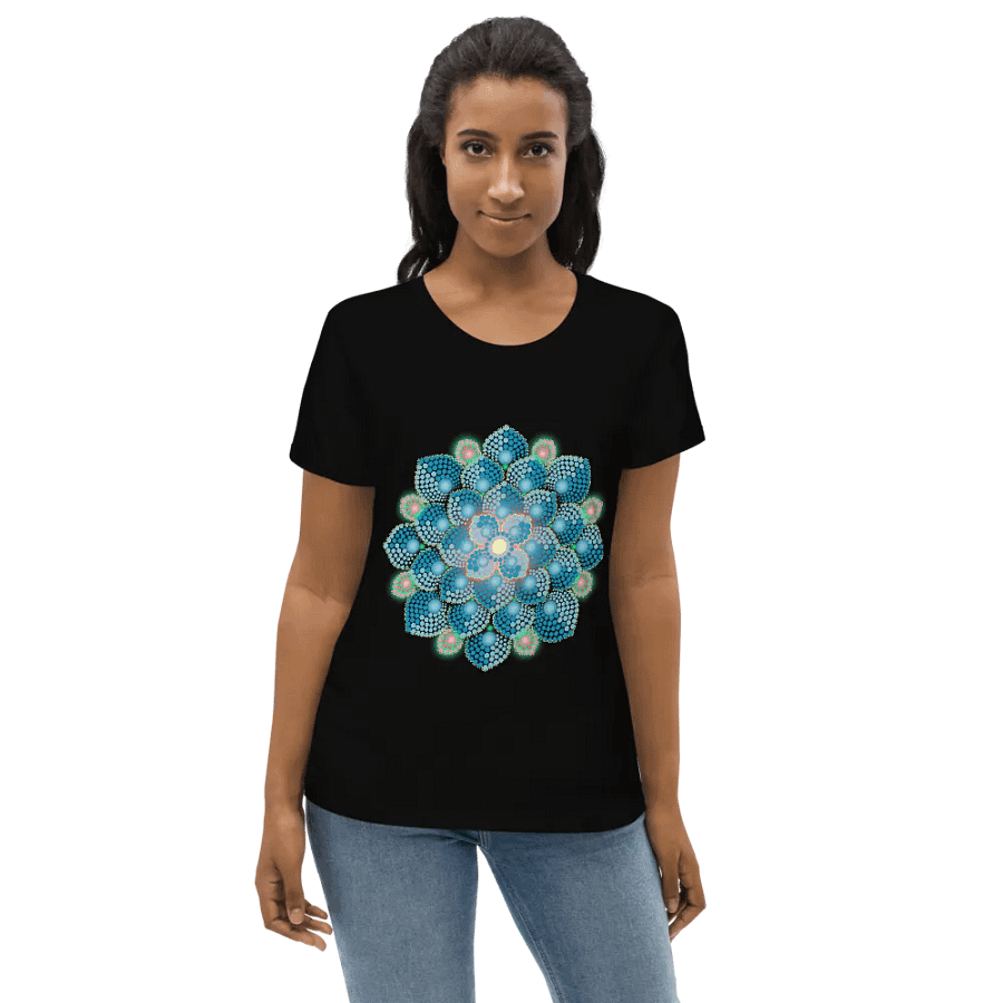 Summer Rain Mandala Women's Eco T-Shirt product image (4)