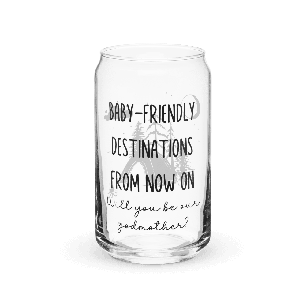 Camping Godmother Proposal Gift Iced Coffee Cup With Lid And Straw product image (10)
