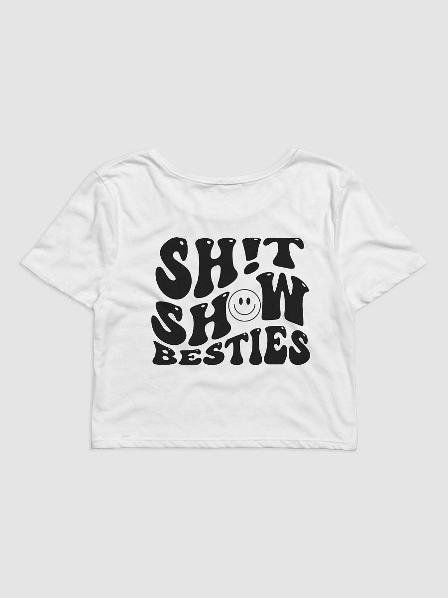 Shit Show Besties Unisex Crop Top product image (2)