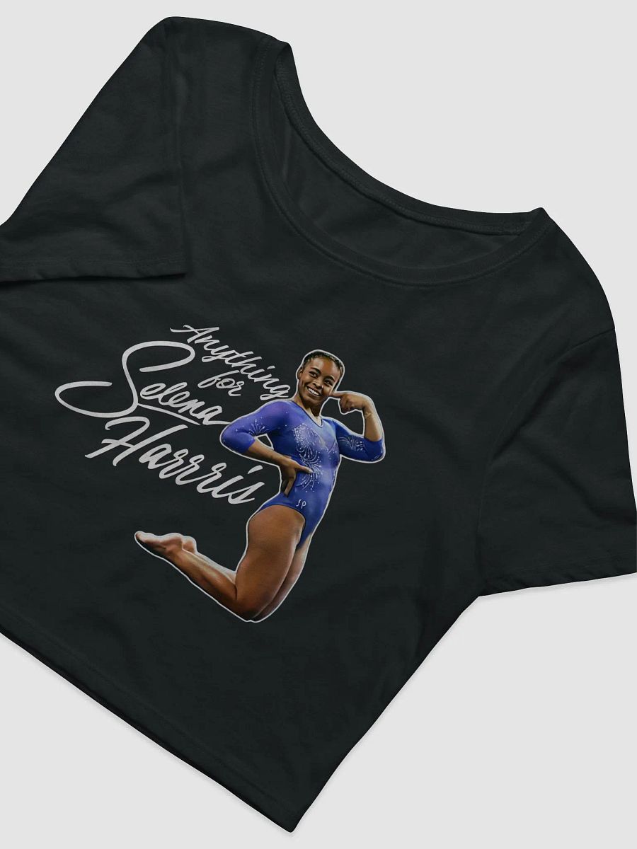 Anything for Selena Harris Women's Crop Baby Tee product image (5)