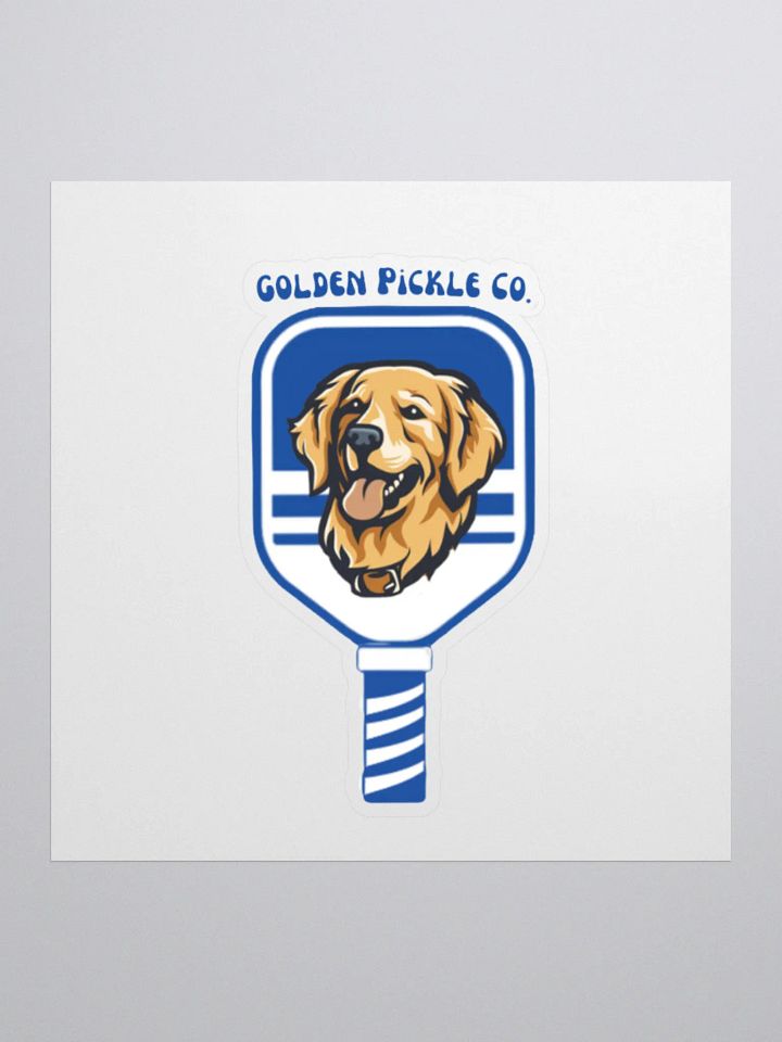 Happy Retriever Golden Pickle Stickers product image (1)