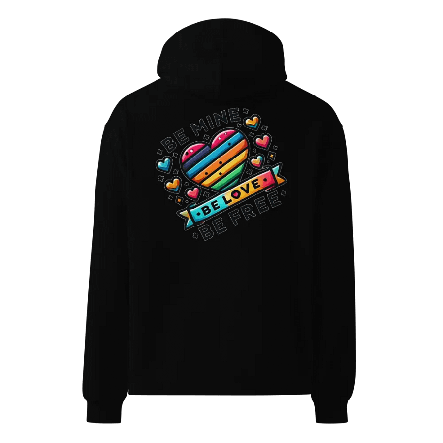Rainbow Heart Oversized Hoodie product image (3)