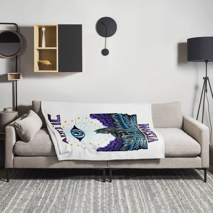 Wolf Sky Throw Blanket product image (2)