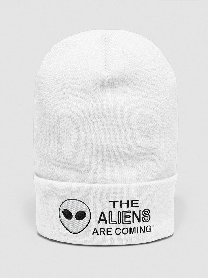 The Aliens Are Coming! - Yupoong Cuffed Beanie product image (1)