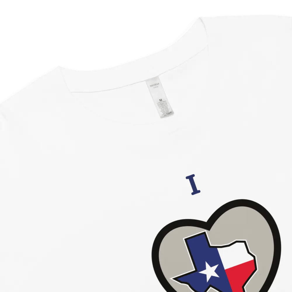 I Love Texas - Crop Top Relaxed Fit Women product image (4)